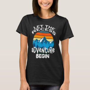 Retro lät den nya Äventyr påbörja lärarmoni T Shirt