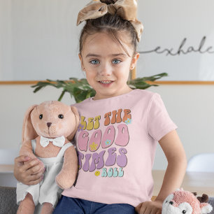 Retro Låt Gulten för Rosa av bra tidpunkter rulla T Shirt