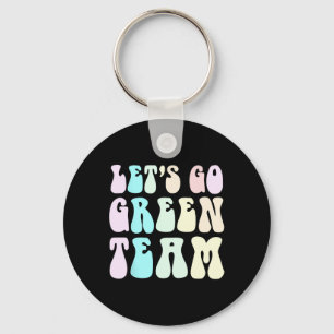 Retro Låt oss Go Green Krig Game 60's Go Summer Ca Nyckelring