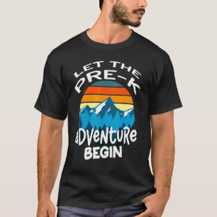 Retro låter förk-Äventyr påbörja lärarinnan t Shirt