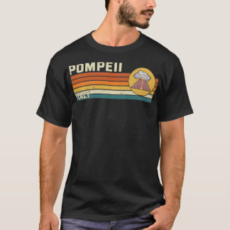 Retro Lava-mästerskapet Pompeii Italien Parkour Fr T Shirt