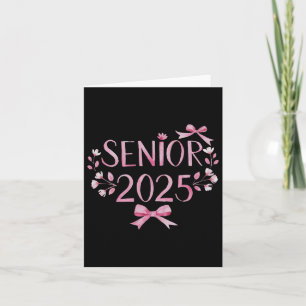 Retro-ledande 25 cl av 2025 Studenten Coquette Pin Kort