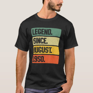 Retro Legend sedan augusti 1950 73 år gammal 73 år T Shirt