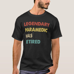 Retro legendarisk paramedicinare har gått i pensio t shirt
