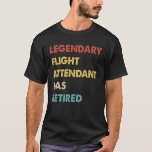 Retro Legendary Flight Attendant har återvänt T Shirt