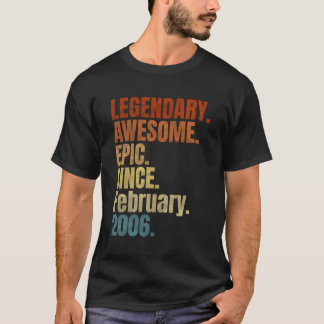 Retro Legendary sedan februari 2006 T Shirt 14 Yea