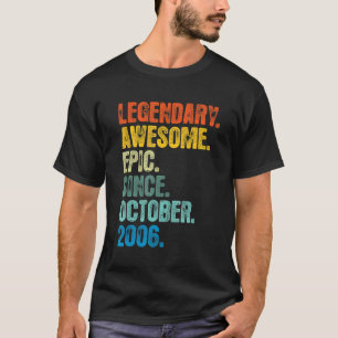 Retro Legendary sedan oktober 2006 16 år T Shirt