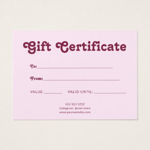 Retro Leksak Minimalist Rosa Certifikat