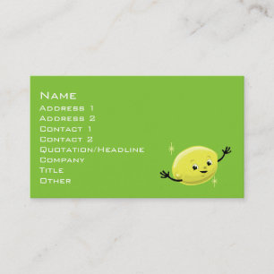 Retro Lemon Guy Visitkort