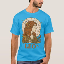 Retro Leo Zodiac Boho Blommigt Astrology