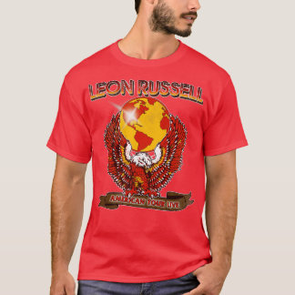 Retro Leon Russell Tour Eagle Design T Shirt