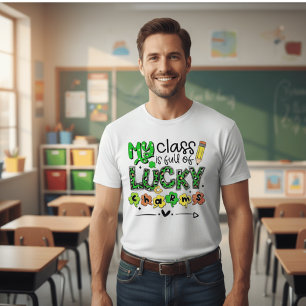 Retro Leopard Min klass är full av Lucky Charms St T Shirt