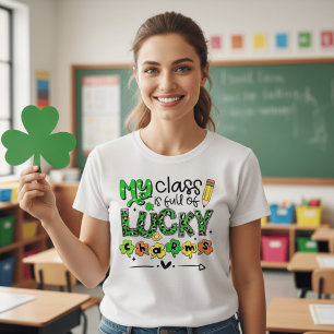 Retro Leopard Min klass är full av Lucky Charms St T Shirt