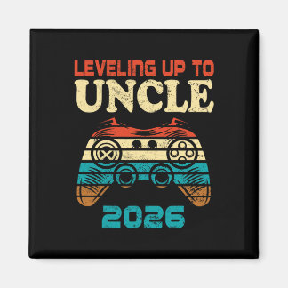 Retro Leveling Up Till Farbror 2026 Graviditetsmed Magnet