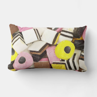 Retro Licorice Candy Lumbarkudde