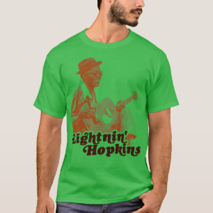Retro Lightnin Hopkins Sepia Tribute T Shirt