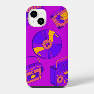 Retro Lila Cellphone Fodral