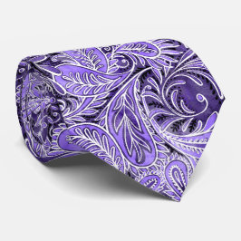 Retro Lila Paisley Mönster Slips