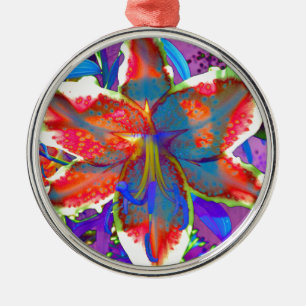 Retro Lily Julgransprydnad Metall