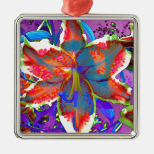 Retro Lily Julgransprydnad Metall