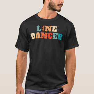 Retro Line Dancing Land Dance Vintage Line Dan T Shirt