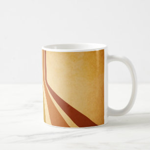Retro linjer kaffemugg