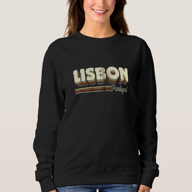Retro Lissabon Portugal och Souvenirs Manar Women  T Shirt (Framsida)