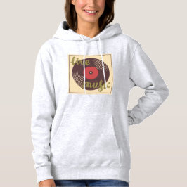 Retro Live Music Vinyl-post T Shirt