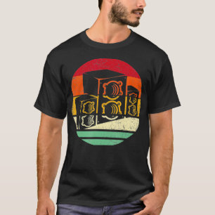 Retro Ljud Ingenjör högtalare Music Audio Ingenjör T Shirt