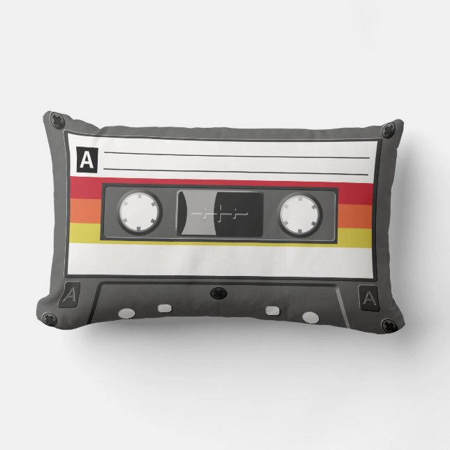 Retro ljudkassett kudde (Framsida)