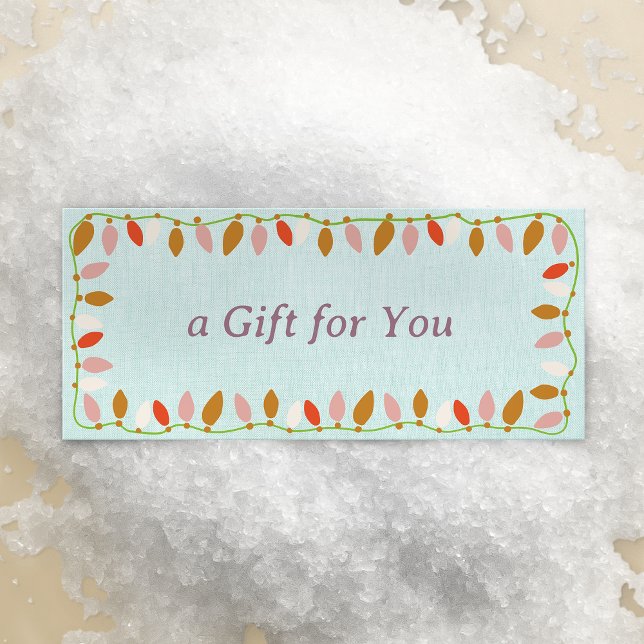 Retro Ljus Gift-certifikat för julgranar (Skapare uppladdad)