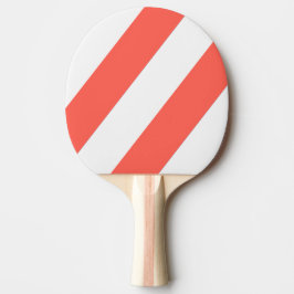 Retro Ljus Himmelblå Feta Ränder Pingisracket