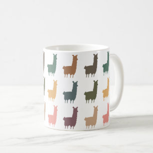 Retro Llama Alpaca Drickgodsaker Present till djur Kaffemugg