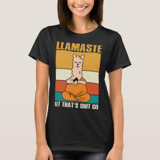Retro-Llamaste-Let-it-jävel-go T Shirt