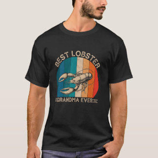 Retro Lobster Design for Grandma Funny Mor s Da T Shirt