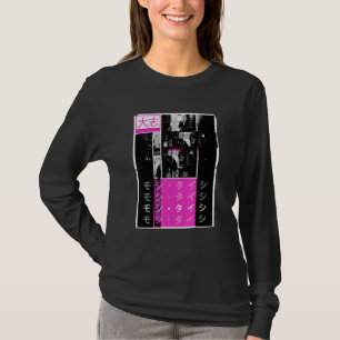 Retro Lofi Tokyo Japanska Streetwear Aesthetic Gra T Shirt