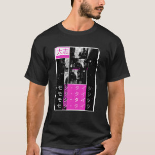 Retro Lofi Tokyo Japanska Streetwear Aesthetic Gra T Shirt