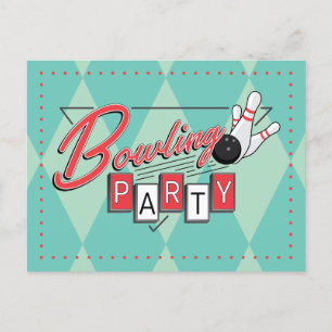 Retro Logotyp Bowlingfest Kort