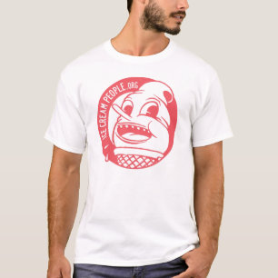 "Retro logotyp " för glass folk, T Shirt