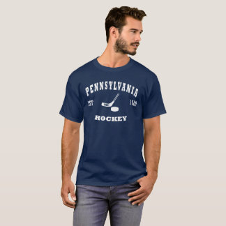 Retro logotyp för Pennsylvania hockey T Shirt