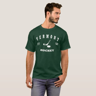 Retro logotyp för Vermont hockey Tee