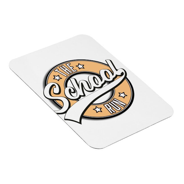 Retro-logotypen i Springa Magnet (Högersidan)