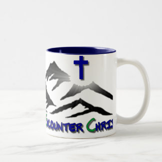 Retro logotypkaffekopp Två-Tonad mugg