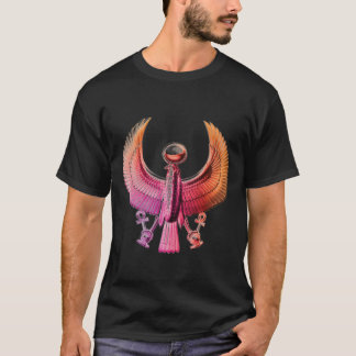 Retro logotypsvart t shirt