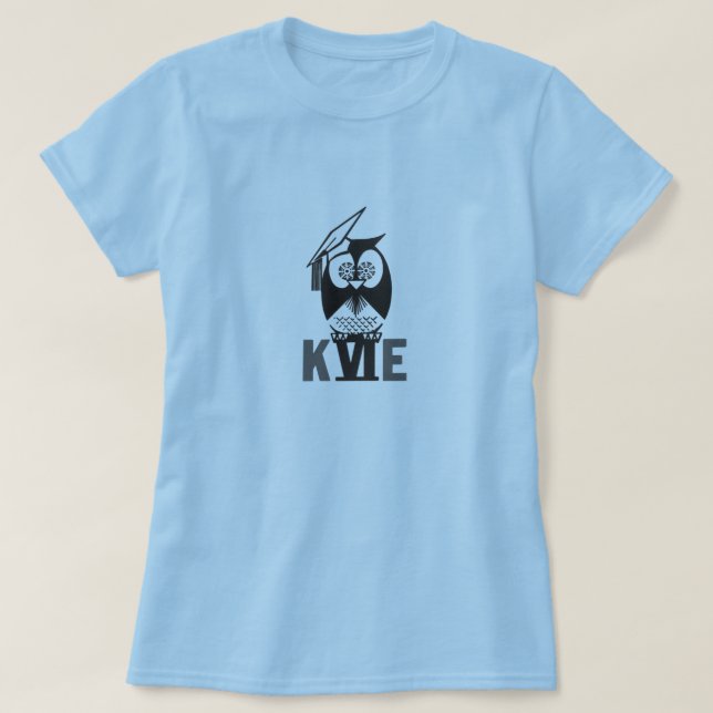 Retro logotypT-tröja för KVIE 50's/60's Tee (Design framsida)