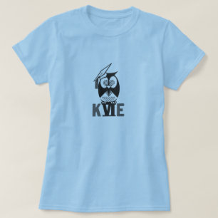Retro logotypT-tröja för KVIE 50's/60's Tee Shirt