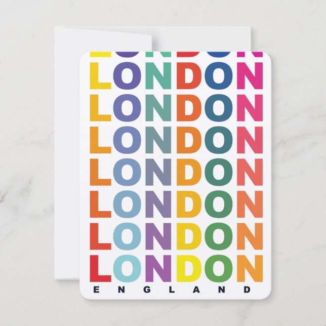 Retro London England poster (Framsida)