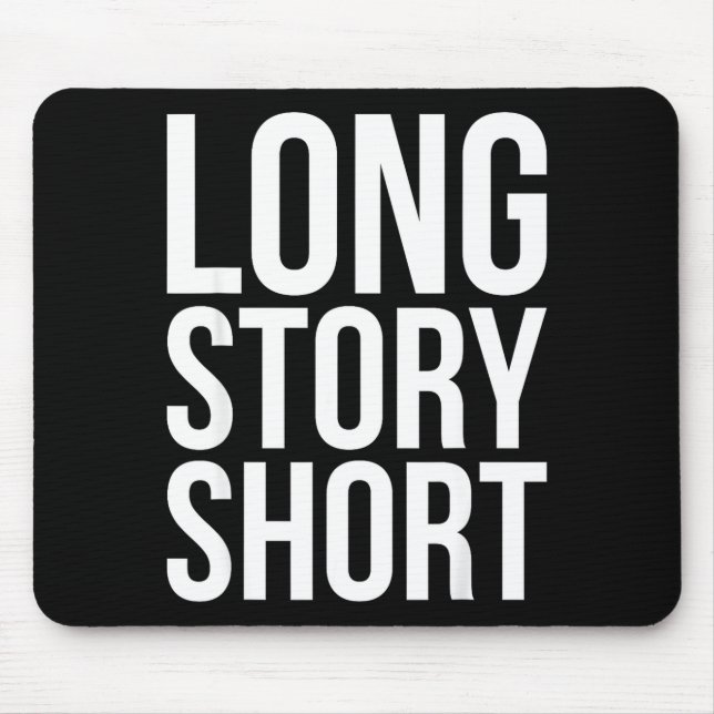 Retro Long Story Short Funny Slang Saying Quote Gi Musmatta (Framsidan)