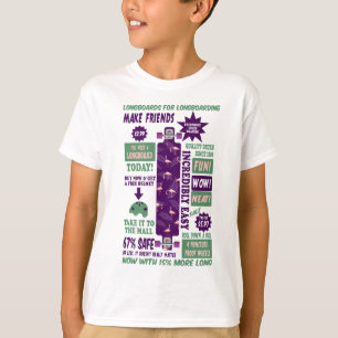Retro Longboard-poster T Shirt