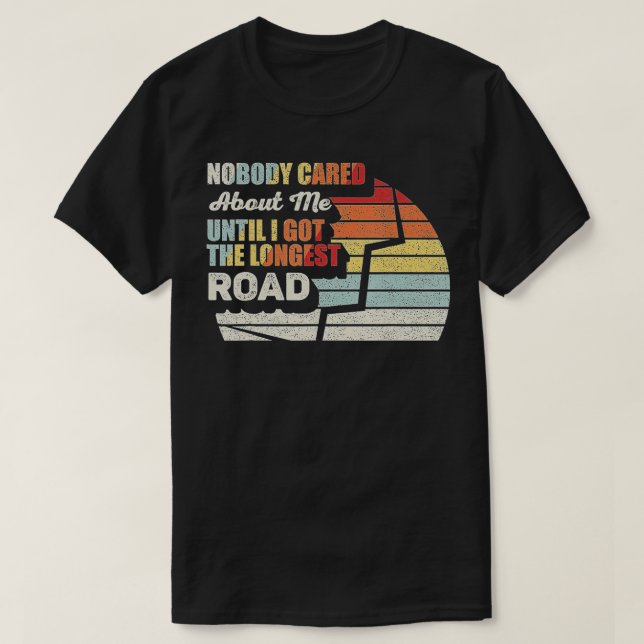 Retro Longest Road Card Board Game Settlers Sh T Shirt (Design framsida)